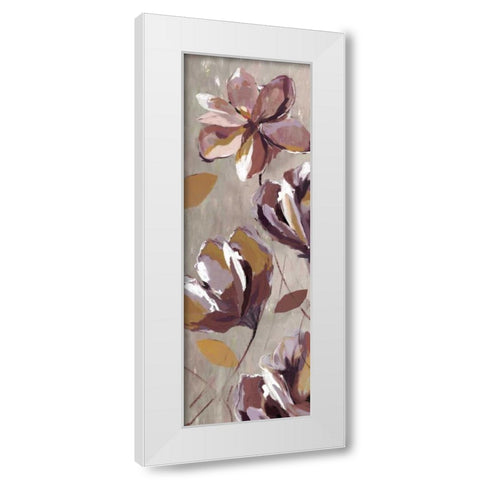 Cameroon Floral II White Modern Wood Framed Art Print by PI Studio