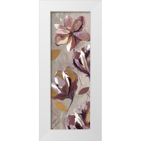 Cameroon Floral II White Modern Wood Framed Art Print by PI Studio