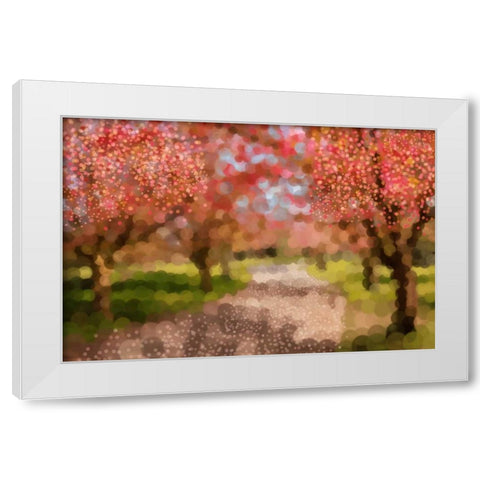 Undeterred Spring White Modern Wood Framed Art Print by PI Studio