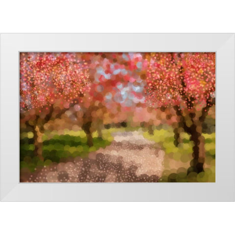 Undeterred Spring White Modern Wood Framed Art Print by PI Studio