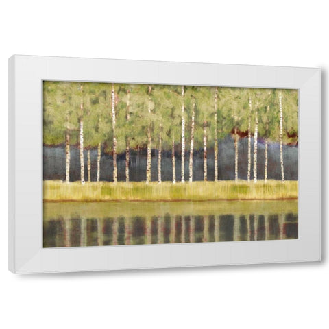 Luscious Morning White Modern Wood Framed Art Print by PI Studio