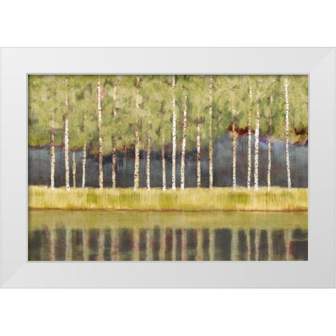 Luscious Morning White Modern Wood Framed Art Print by PI Studio