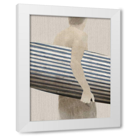 Little Luxury I White Modern Wood Framed Art Print by PI Studio