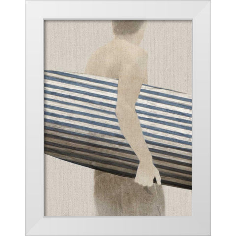 Little Luxury I White Modern Wood Framed Art Print by PI Studio