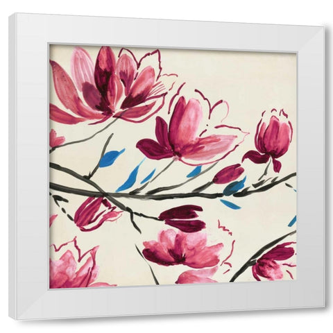 Primavera I White Modern Wood Framed Art Print by PI Studio