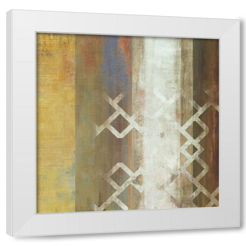 Pagenum II White Modern Wood Framed Art Print by PI Studio