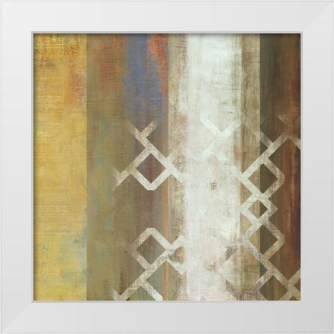 Pagenum II White Modern Wood Framed Art Print by PI Studio