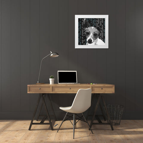 Jack White Modern Wood Framed Art Print by PI Studio