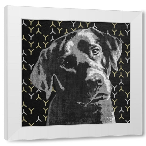 Lab White Modern Wood Framed Art Print by PI Studio