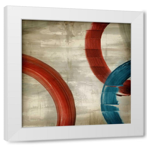 Halcyon White Modern Wood Framed Art Print by PI Studio