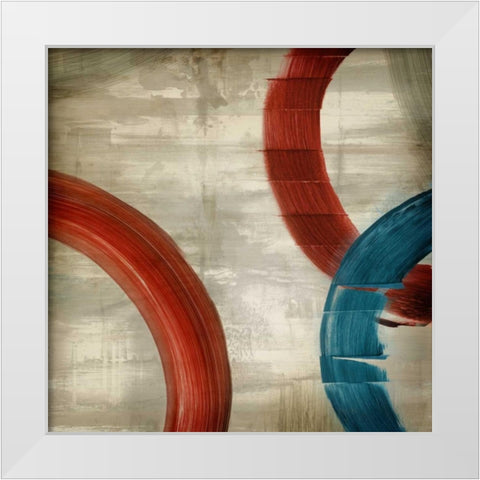 Halcyon White Modern Wood Framed Art Print by PI Studio