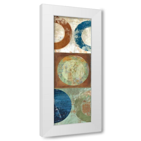 Hope to Taupe II White Modern Wood Framed Art Print by PI Studio