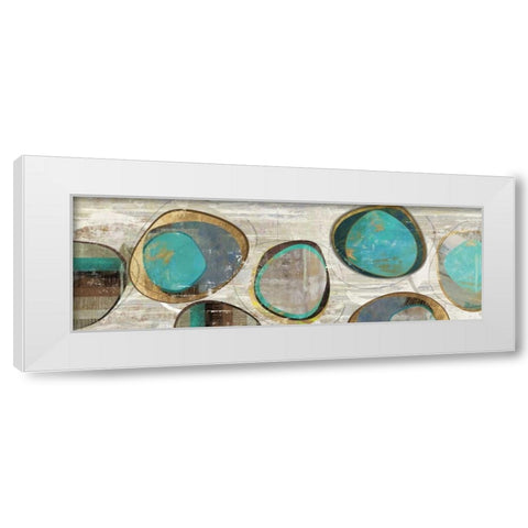 Stem Speckled I White Modern Wood Framed Art Print by PI Studio