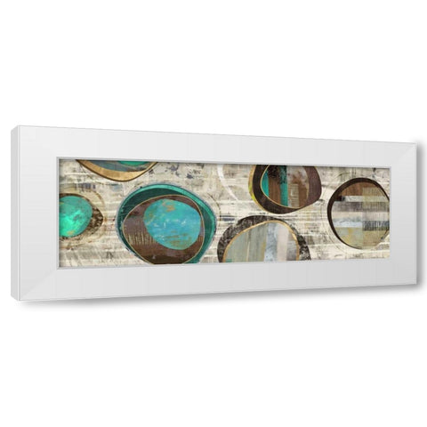 Stem Speckled II White Modern Wood Framed Art Print by PI Studio