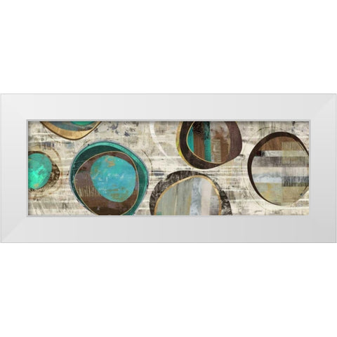 Stem Speckled II White Modern Wood Framed Art Print by PI Studio