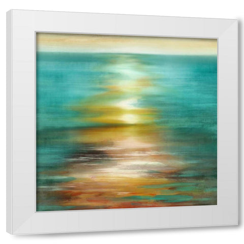 Under Brilliance White Modern Wood Framed Art Print by PI Studio