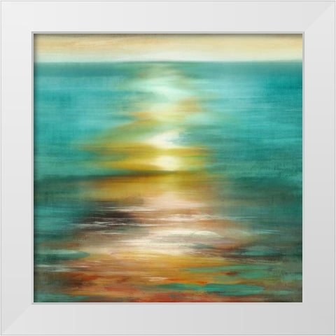 Under Brilliance White Modern Wood Framed Art Print by PI Studio