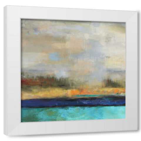 Affter a Storm White Modern Wood Framed Art Print by PI Studio