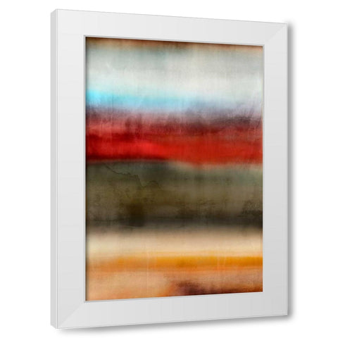 Tribal Colour Wash I White Modern Wood Framed Art Print by PI Studio