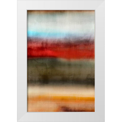 Tribal Colour Wash I White Modern Wood Framed Art Print by PI Studio