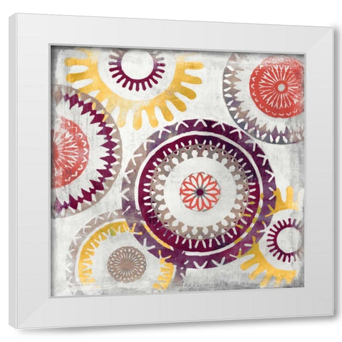 Play White Modern Wood Framed Art Print by PI Studio