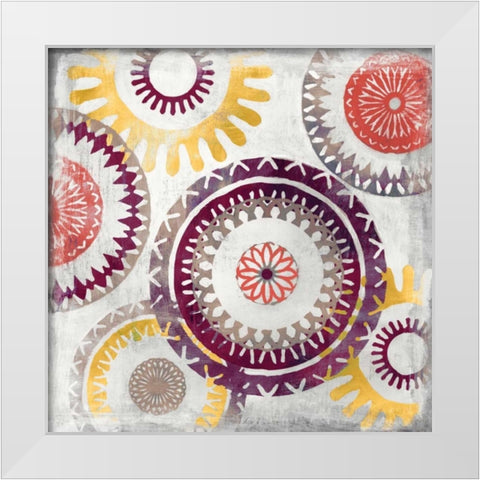 Play White Modern Wood Framed Art Print by PI Studio