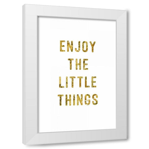 Lip Love White Modern Wood Framed Art Print by PI Studio