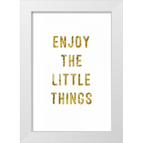 Lip Love White Modern Wood Framed Art Print by PI Studio