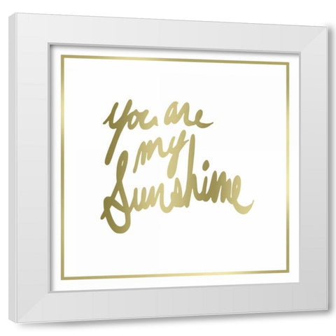 You are worth it all Border White Modern Wood Framed Art Print by PI Studio