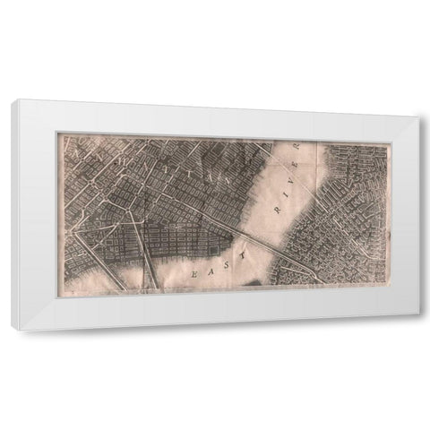 Brooklyn White Modern Wood Framed Art Print by PI Studio