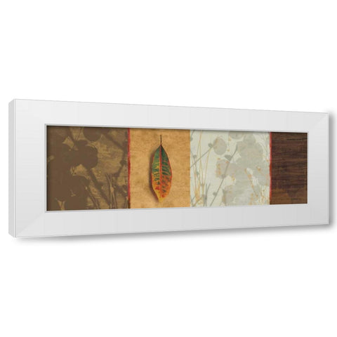 Leaf Song White Modern Wood Framed Art Print by Pearce, Allison