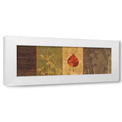 Singing Garden White Modern Wood Framed Art Print by Pearce, Allison