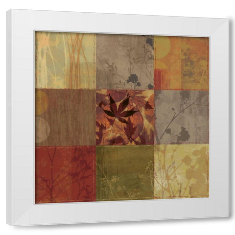 Botanical Reflections - Oversize White Modern Wood Framed Art Print by Pearce, Allison