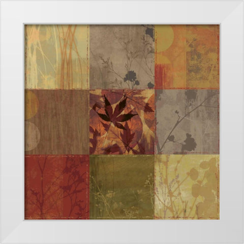 Botanical Reflections - Oversize White Modern Wood Framed Art Print by Pearce, Allison