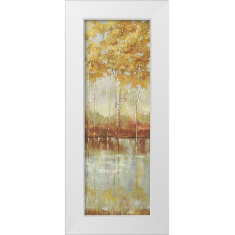 Reflections I White Modern Wood Framed Art Print by Pearce, Allison