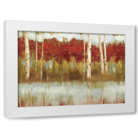 The Edge I White Modern Wood Framed Art Print by Pearce, Allison