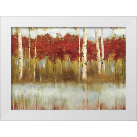 The Edge I White Modern Wood Framed Art Print by Pearce, Allison