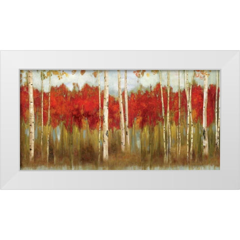 The Edge White Modern Wood Framed Art Print by Pearce, Allison