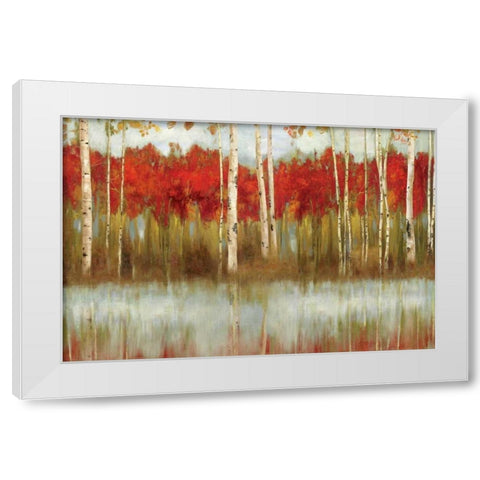 The Edge White Modern Wood Framed Art Print by Pearce, Allison