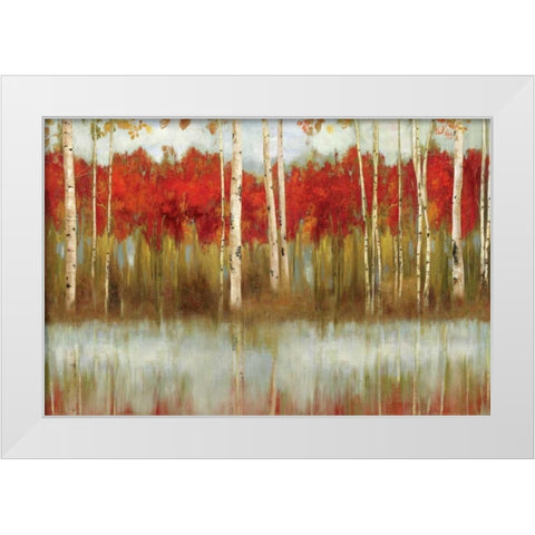 The Edge White Modern Wood Framed Art Print by Pearce, Allison