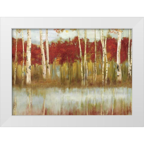 The Edge II White Modern Wood Framed Art Print by Pearce, Allison
