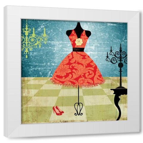 Isnt She Lovely White Modern Wood Framed Art Print by Pearce, Allison