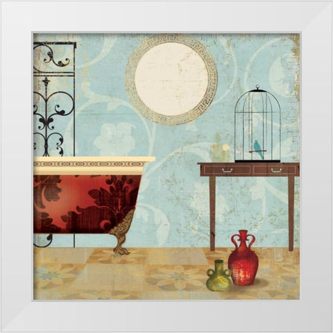 Chateau II White Modern Wood Framed Art Print by Pearce, Allison