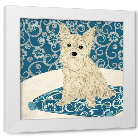 Francesca White Modern Wood Framed Art Print by Pearce, Allison