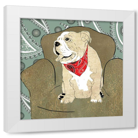 Herc White Modern Wood Framed Art Print by Pearce, Allison