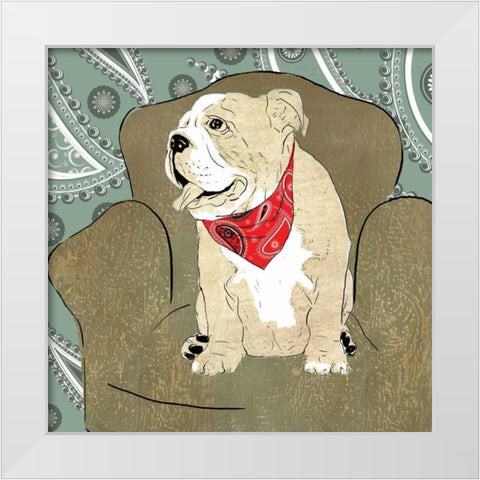 Herc White Modern Wood Framed Art Print by Pearce, Allison