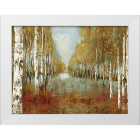 Along the Path I Oversize White Modern Wood Framed Art Print by Pearce, Allison