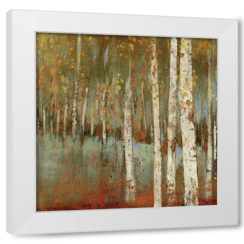 Along the Path I White Modern Wood Framed Art Print by Pearce, Allison