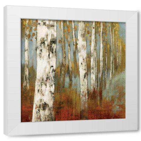 Along the Path II White Modern Wood Framed Art Print by Pearce, Allison