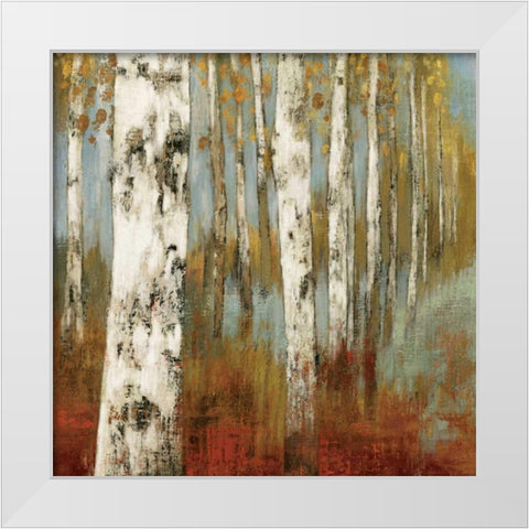 Along the Path II White Modern Wood Framed Art Print by Pearce, Allison